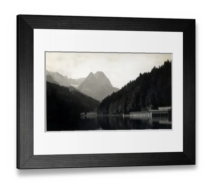 Framed Print : Riessersee Lake, Bavaria Framed Print : Riessersee Lake, Bavaria