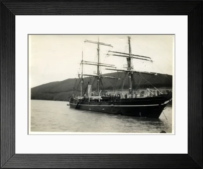 Framed Print : Steam Yacht Discovery, River Dart, Devon Framed Print : Steam Yacht Discovery, River Dart, Devon