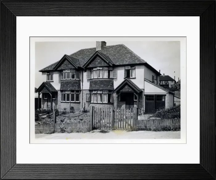 Framed Print : Semi Detached Houses, Coulsdon, Surrey Framed Print : Semi Detached Houses, Coulsdon, Surrey