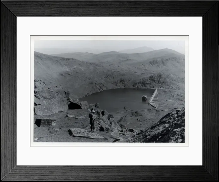Framed Print : llyn Stwlan Reservoir, Moelwyn Slopes, Gwynedd Framed Print : llyn Stwlan Reservoir, Moelwyn Slopes, Gwynedd