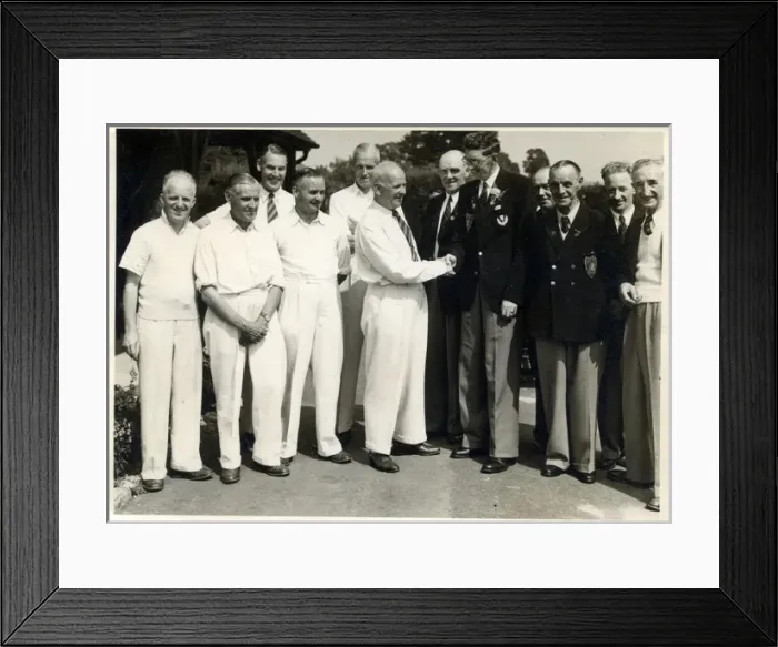 Framed Print : Argyll Bowling Club, Bournemouth, Dorset Framed Print : Argyll Bowling Club, Bournemouth, Dorset
