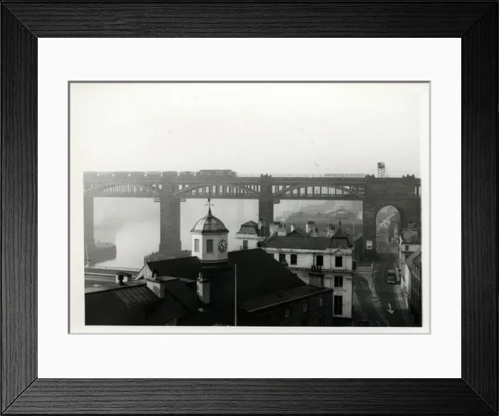 Framed Print : Sandhill - High Level Railway Bridge, Newcastle-Upon-Tyne Framed Print : Sandhill - High Level Railway Bridge, Newcastle-Upon-Tyne