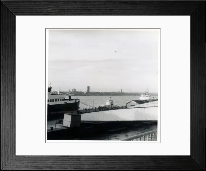 Framed Print : View across the Mersey, Liverpool, Lancashire Framed Print : View across the Mersey, Liverpool, Lancashire