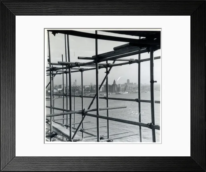 Framed Print : View across the Mersey, Liverpool, Lancashire Framed Print : View across the Mersey, Liverpool, Lancashire