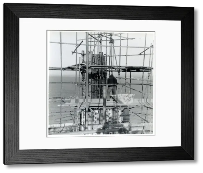 Framed Print : Construction Work, Seacombe, Cheshire Framed Print : Construction Work, Seacombe, Cheshire