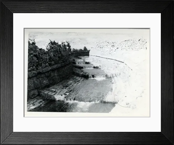 Framed Print : Pitched Watercourse, Blea Moor, Yorkshire Framed Print : Pitched Watercourse, Blea Moor, Yorkshire