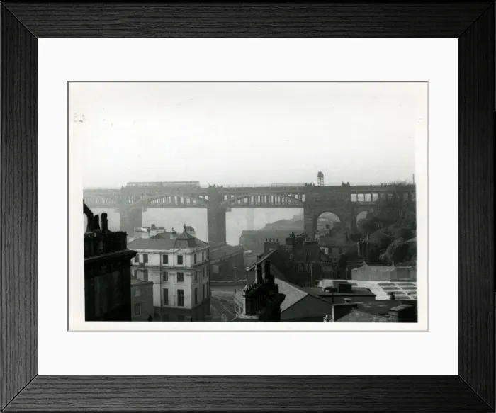 Framed Print : High Level Road and Rail Bridge, Newcastle-Upon-Tyne Framed Print : High Level Road and Rail Bridge, Newcastle-Upon-Tyne