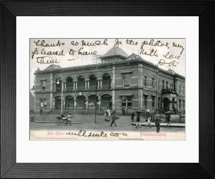 Framed Print : South Africa - Post Office, Pietermaritzburg Framed Print : South Africa - Post Office, Pietermaritzburg