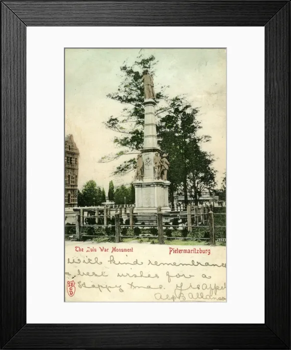Framed Print : South Africa - The Zulu War Monument, Pietermaritzburg Framed Print : South Africa - The Zulu War Monument, Pietermaritzburg
