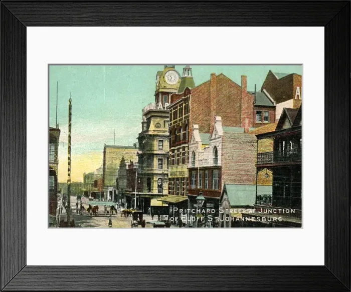 Framed Print : South Africa - Pritchard Street, Johannesburg Framed Print : South Africa - Pritchard Street, Johannesburg
