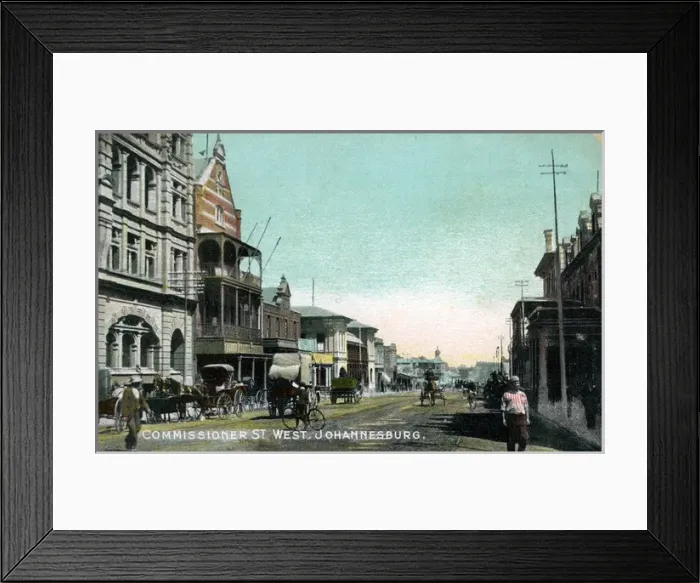 Framed Print : South Africa - Commissioner Street West, Johannesburg Framed Print : South Africa - Commissioner Street West, Johannesburg