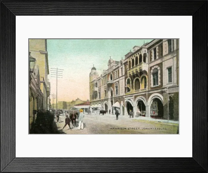 Framed Print : South Africa - Harrison Street, Johannesburg Framed Print : South Africa - Harrison Street, Johannesburg