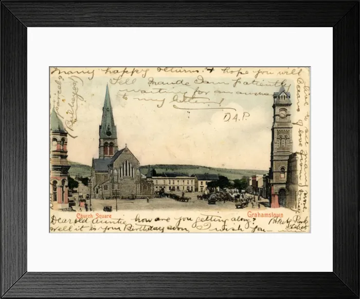 Framed Print : South Africa - Church Square, Grahamstown Framed Print : South Africa - Church Square, Grahamstown