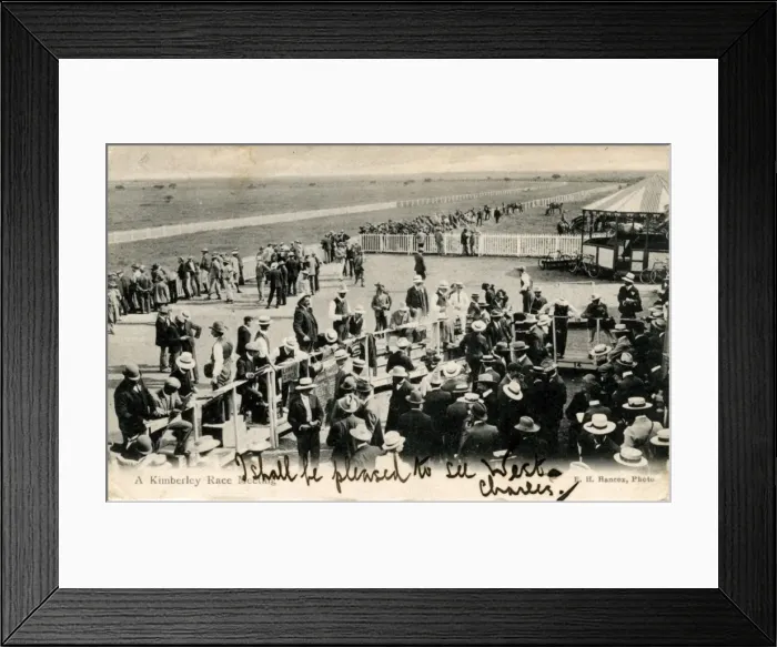 Framed Print : South Africa - Race Meeting, Kimberley