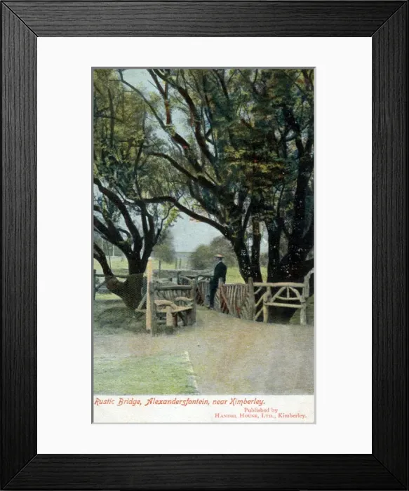 Framed Print : South Africa - Rustic Bridge, Alexandersfontein Framed Print : South Africa - Rustic Bridge, Alexandersfontein