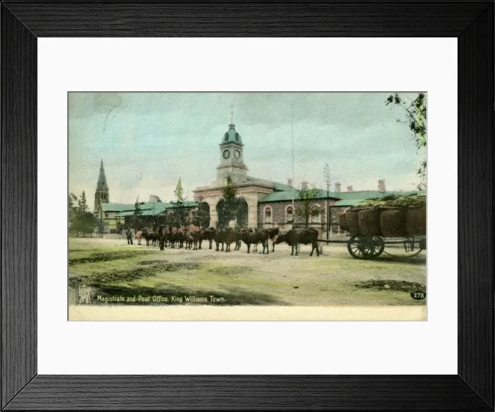 Framed Print : South Africa - Magistrate & Post Office, King Williams Town Framed Print : South Africa - Magistrate & Post Office, King Williams Town