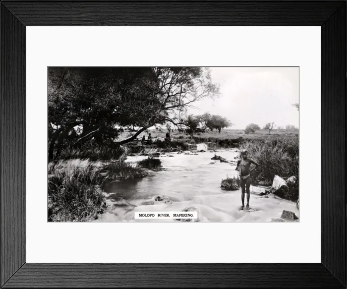 Framed Print : South Africa - Molopo River, Mafeking Framed Print : South Africa - Molopo River, Mafeking