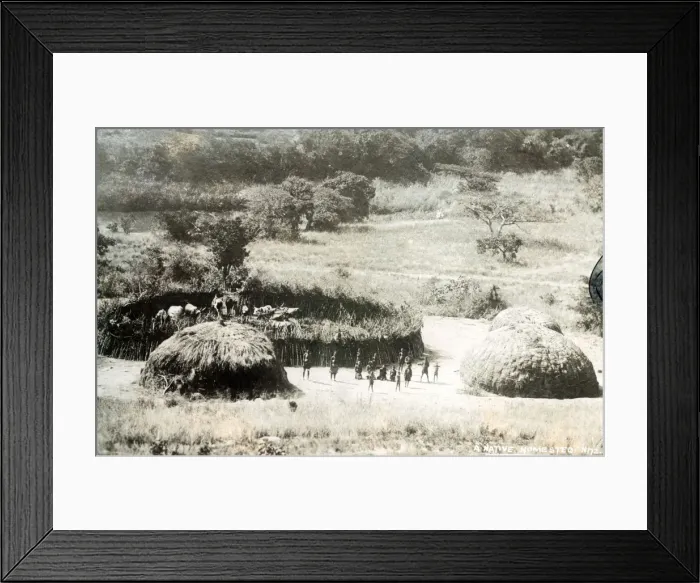 Framed Print : South Africa - A Native Homestead Framed Print : South Africa - A Native Homestead