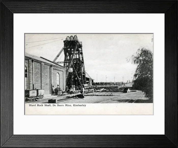 Framed Print : South Africa - De Beers Mine, Kimberley Framed Print : South Africa - De Beers Mine, Kimberley