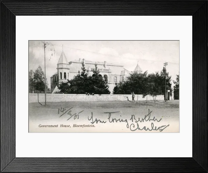 Framed Print : South Africa - Government House, Bloemfontein Framed Print : South Africa - Government House, Bloemfontein