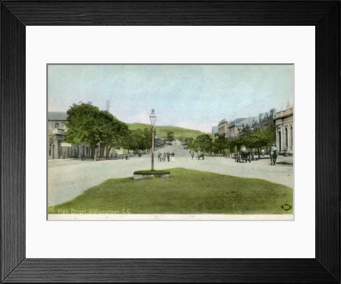 Framed Print : South Africa - High Street, Grahamstown Framed Print : South Africa - High Street, Grahamstown