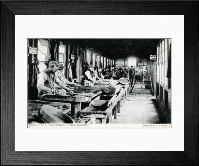 Framed Print : South Africa - The Kimberley Mine, Kimberley Framed Print : South Africa - The Kimberley Mine, Kimberley