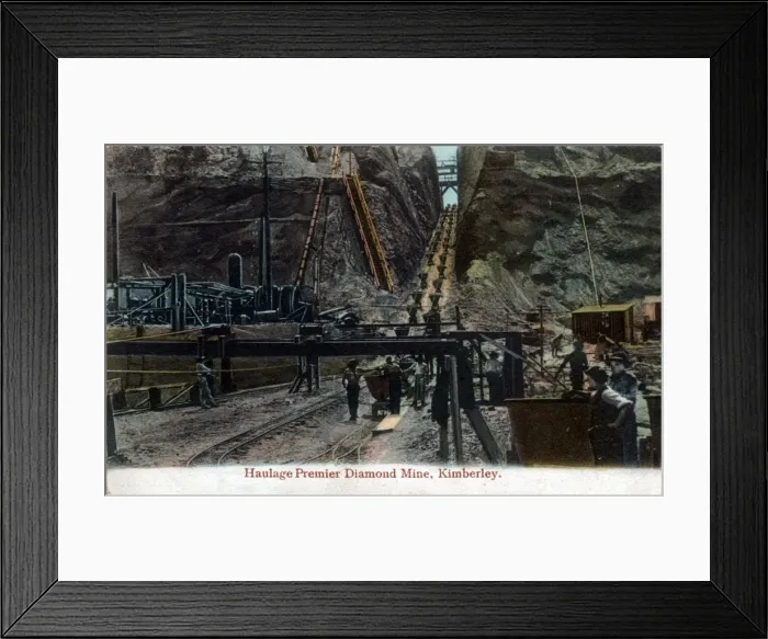 Framed Print : South Africa - Premier Diamond Mine, Wesselton Framed Print : South Africa - Premier Diamond Mine, Wesselton