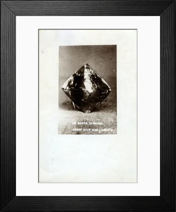 Framed Print : South Africa - A De Beers Diamond, Kimberley Framed Print : South Africa - A De Beers Diamond, Kimberley