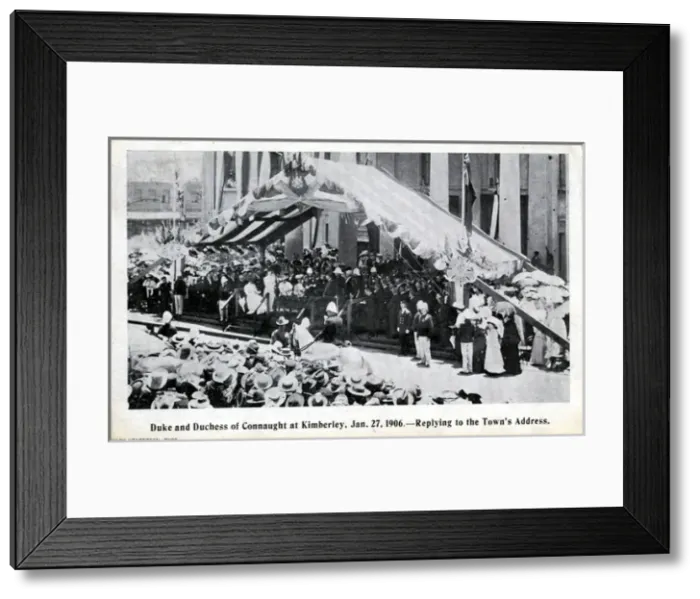 Framed Print : South Africa - Town Address, Kimberley Framed Print : South Africa - Town Address, Kimberley