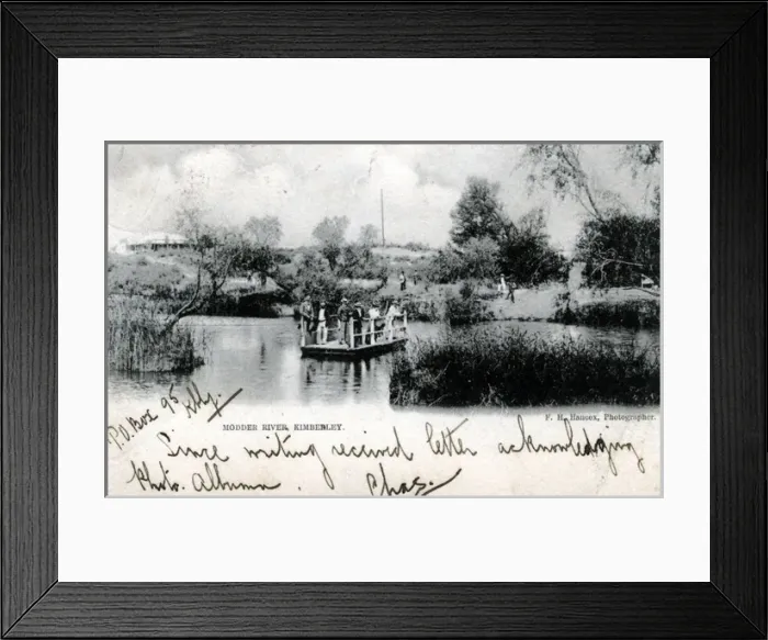 Framed Print : South Africa - Modder River, Kimberley Framed Print : South Africa - Modder River, Kimberley