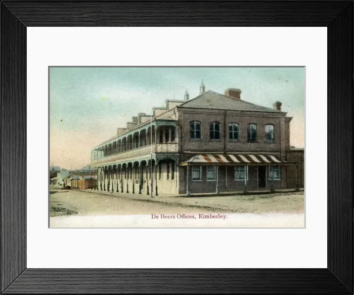 Framed Print : South Africa - De Beers Offices, Kimberley Framed Print : South Africa - De Beers Offices, Kimberley