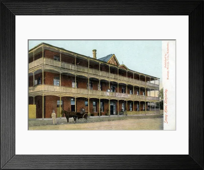 Framed Print : South Africa - Savoy Hotel, Kimberley Framed Print : South Africa - Savoy Hotel, Kimberley