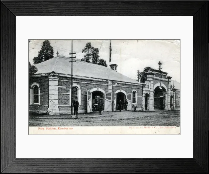 Framed Print : South Africa - Fire Station, Kimberley Framed Print : South Africa - Fire Station, Kimberley