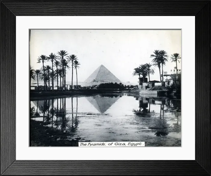 Framed Print : Egypt - The Pyramid, Giza