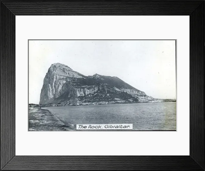 Framed Print : British Overseas Territory - The Rock, Gibraltar Framed Print : British Overseas Territory - The Rock, Gibraltar