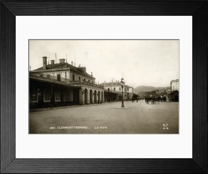 Framed Print : The Railway Station / La Gare, Clermont-Ferrand, France Framed Print : The Railway Station / La Gare, Clermont-Ferrand, France