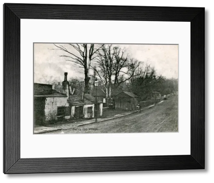 Framed Print : Old Village, Burley, Leeds, England Framed Print : Old Village, Burley, Leeds, England