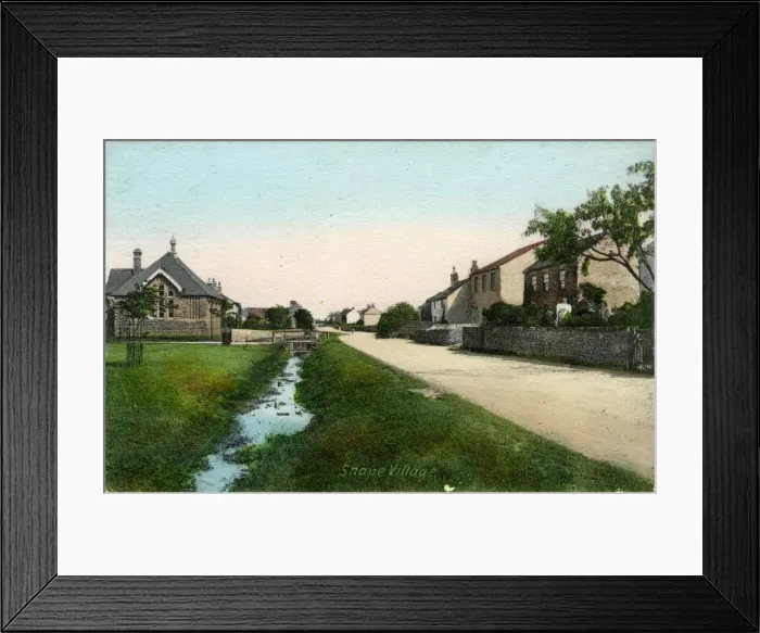Framed Print : The Village, Snape, Bedale, England Framed Print : The Village, Snape, Bedale, England