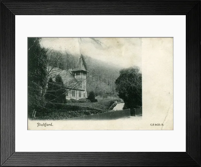 Framed Print : The Institute, Rickford, Blagdon, England Framed Print : The Institute, Rickford, Blagdon, England