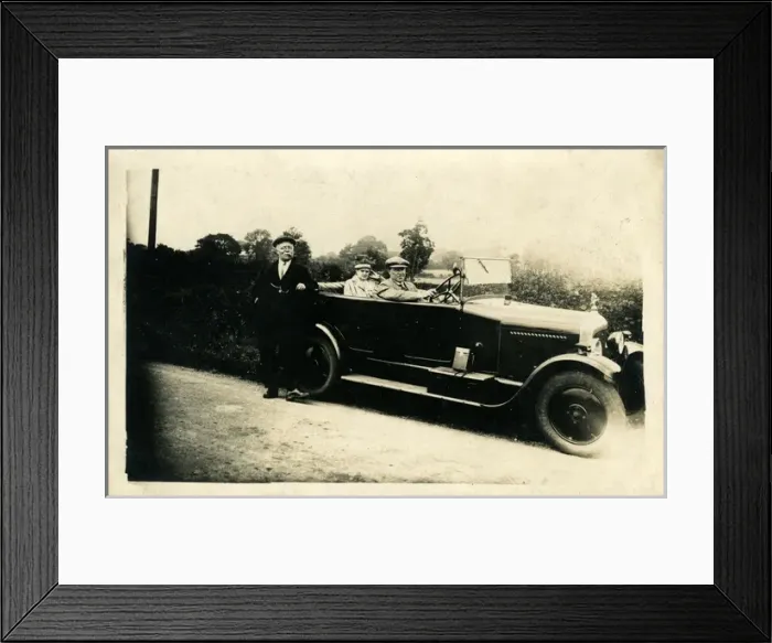 Framed Print : Citroen B-Type Vintage Car / Voiture, Reithen, Germany Framed Print : Citroen B-Type Vintage Car / Voiture, Reithen, Germany