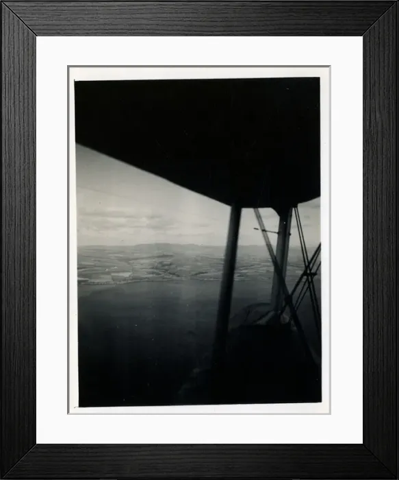 Framed Print : View from World War Two Biplane, England Framed Print : View from World War Two Biplane, England