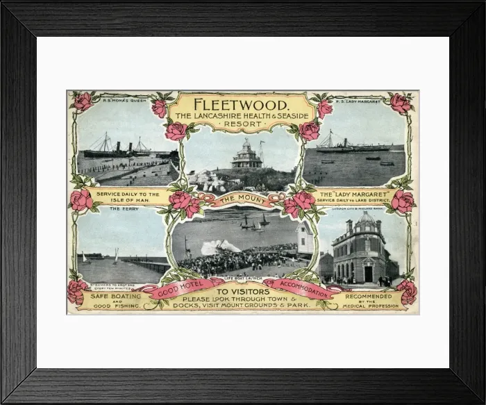 Framed Print : Multiview, Fleetwood, England Framed Print : Multiview, Fleetwood, England