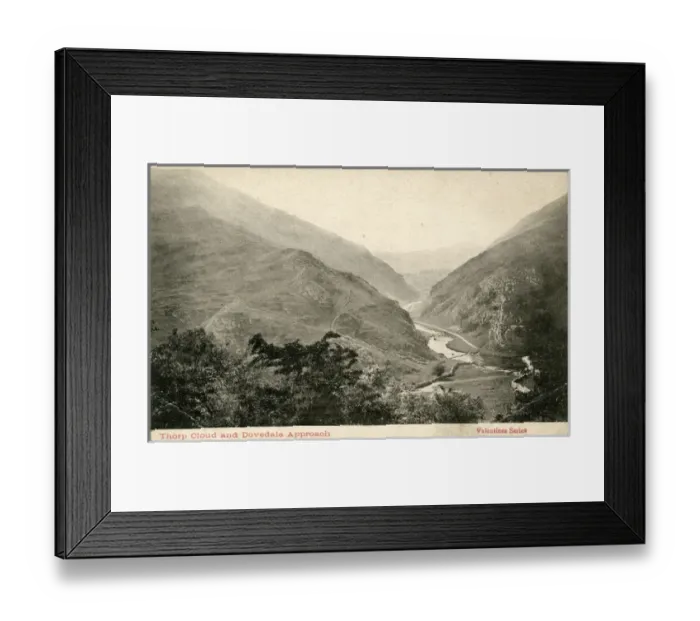 Framed Print : Thorp Cloud and Dovedale Approach, England Framed Print : Thorp Cloud and Dovedale Approach, England