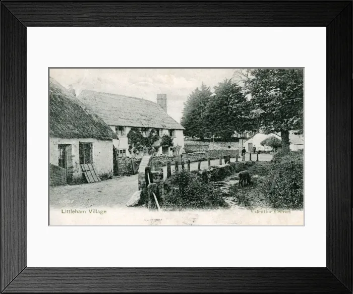Framed Print : The Village, Littleham, Exmouth, England Framed Print : The Village, Littleham, Exmouth, England
