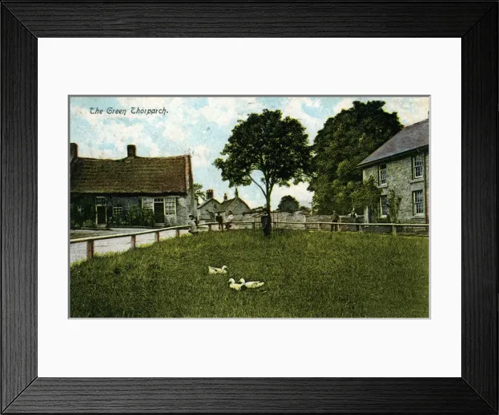 Framed Print : The Green, Thorp Arch, Wetherby, England Framed Print : The Green, Thorp Arch, Wetherby, England