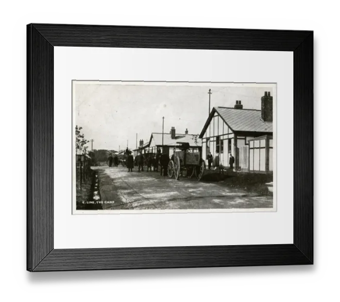 Framed Print : World War One Army Camp, Andover, England Framed Print : World War One Army Camp, Andover, England
