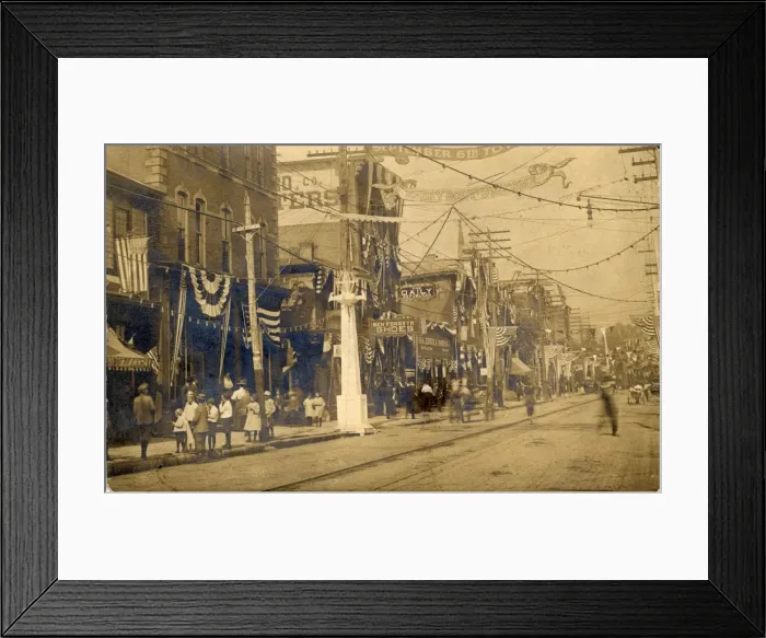 Framed Print : The Town, Colliers, Weirton, USA Framed Print : The Town, Colliers, Weirton, USA