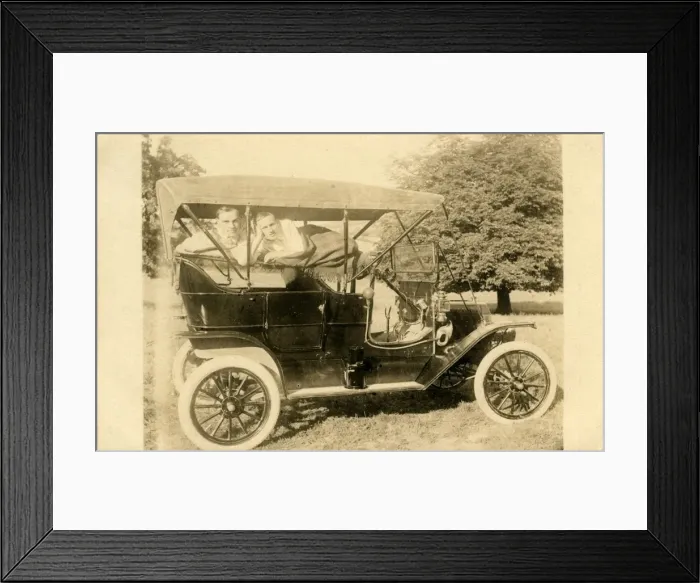 Framed Print : Early Model T Ford Vintage Car, Britain Framed Print : Early Model T Ford Vintage Car, Britain