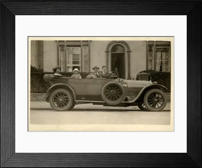 Framed Print : Darracq 10-12 Vintage Car / Voiture Ancienne, England Framed Print : Darracq 10-12 Vintage Car / Voiture Ancienne, England