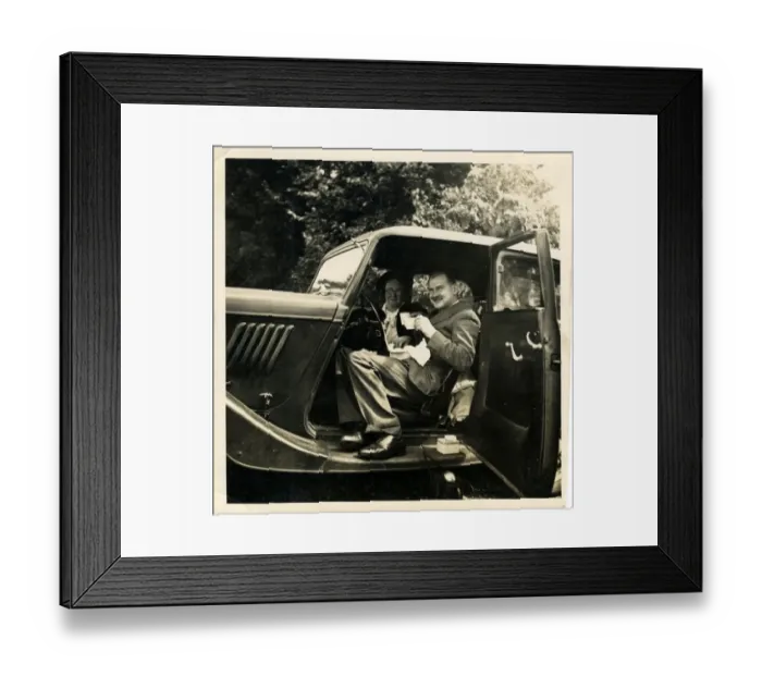 Framed Print : Unknown American Vintage Car, Near Southampton, England Framed Print : Unknown American Vintage Car, Near Southampton, England